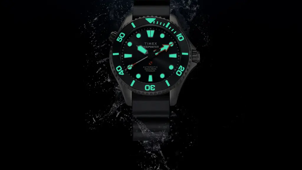 Timex Deepwater Meridian 300 Titanium HEV Automatic watch