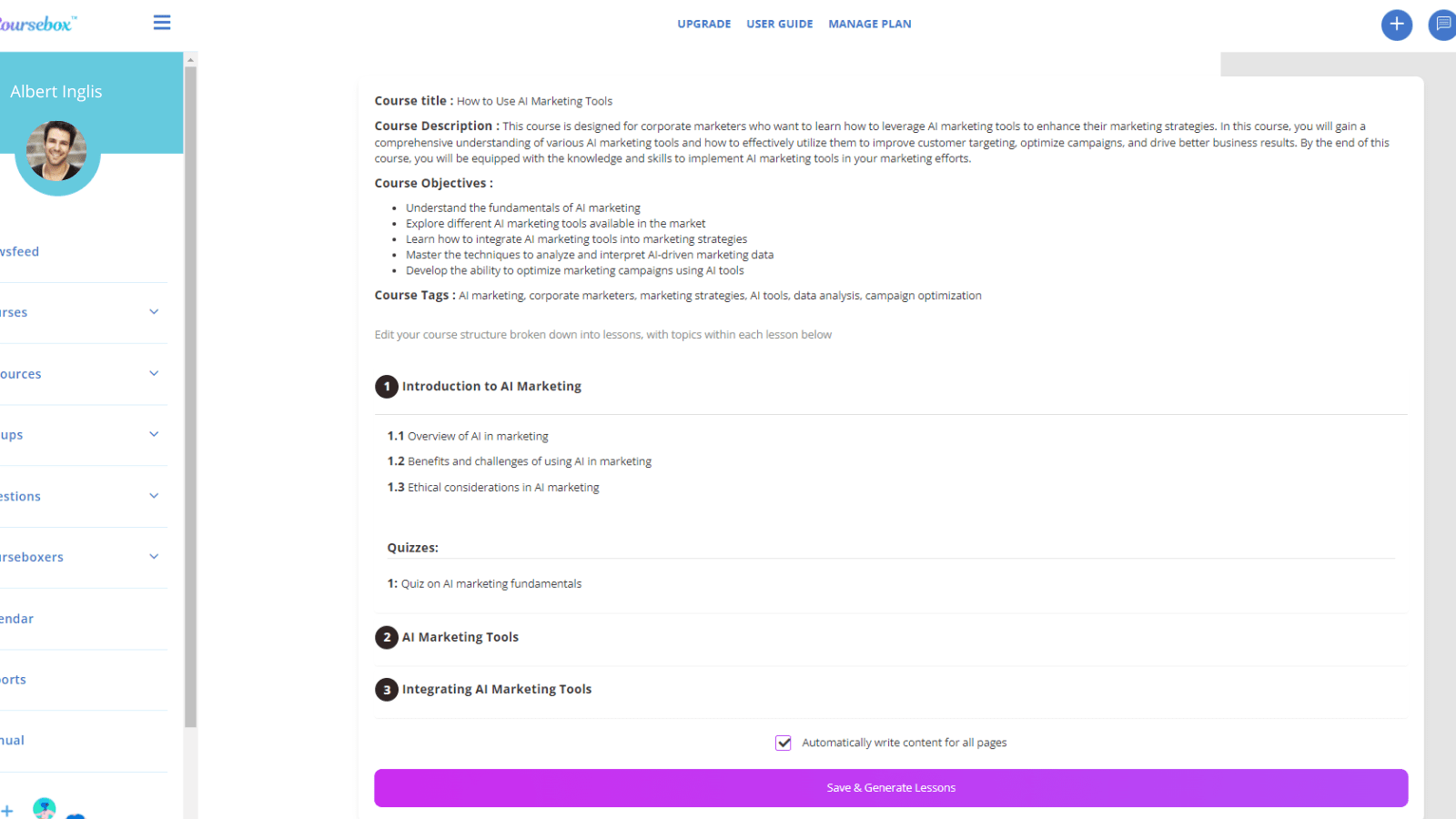 Coursebox