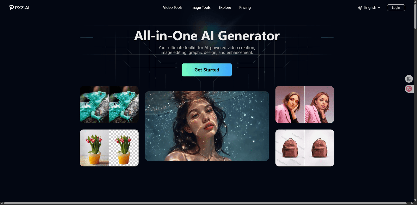 واجهة PXZ AI