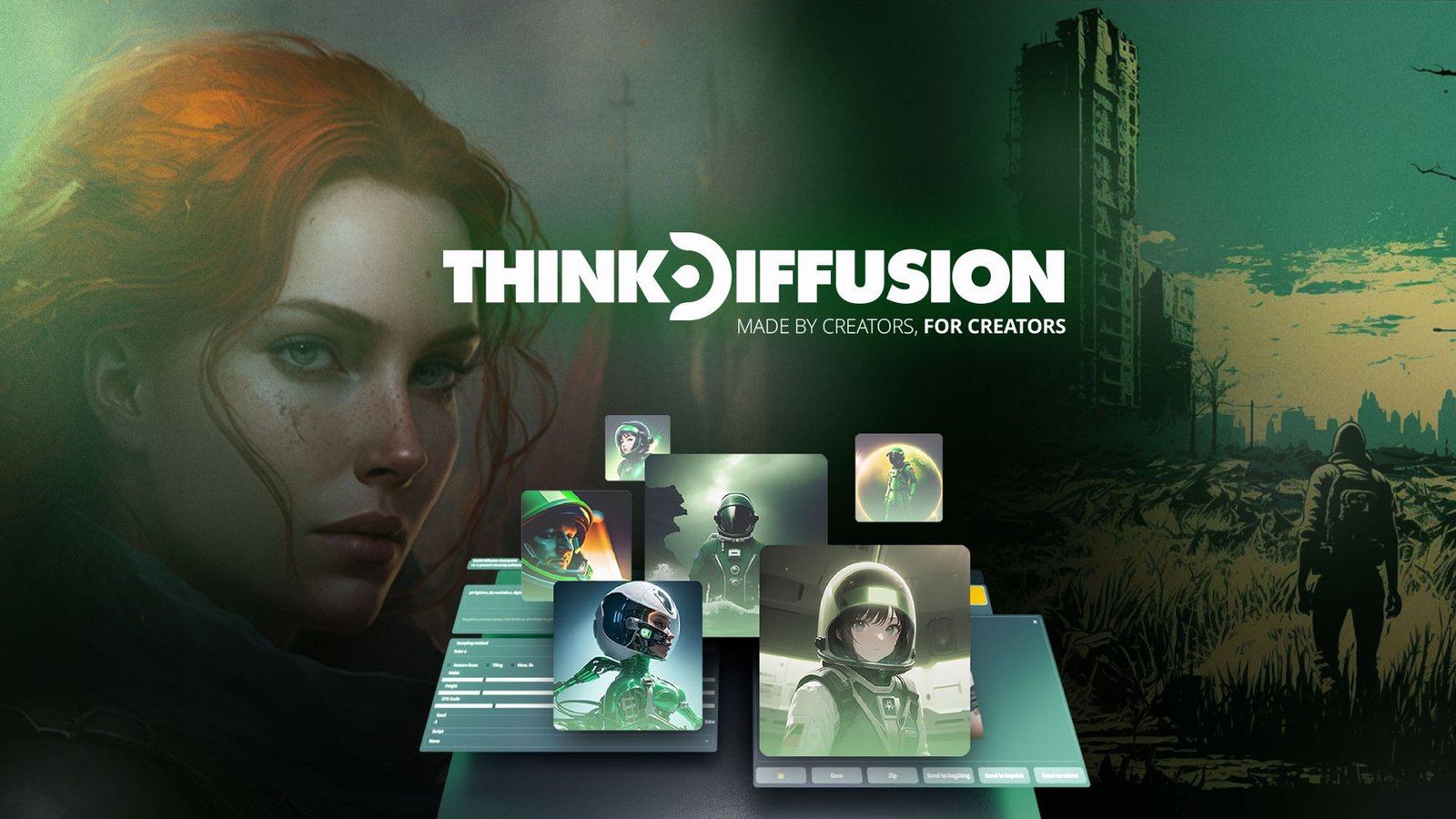 واجهة ThinkDiffusion