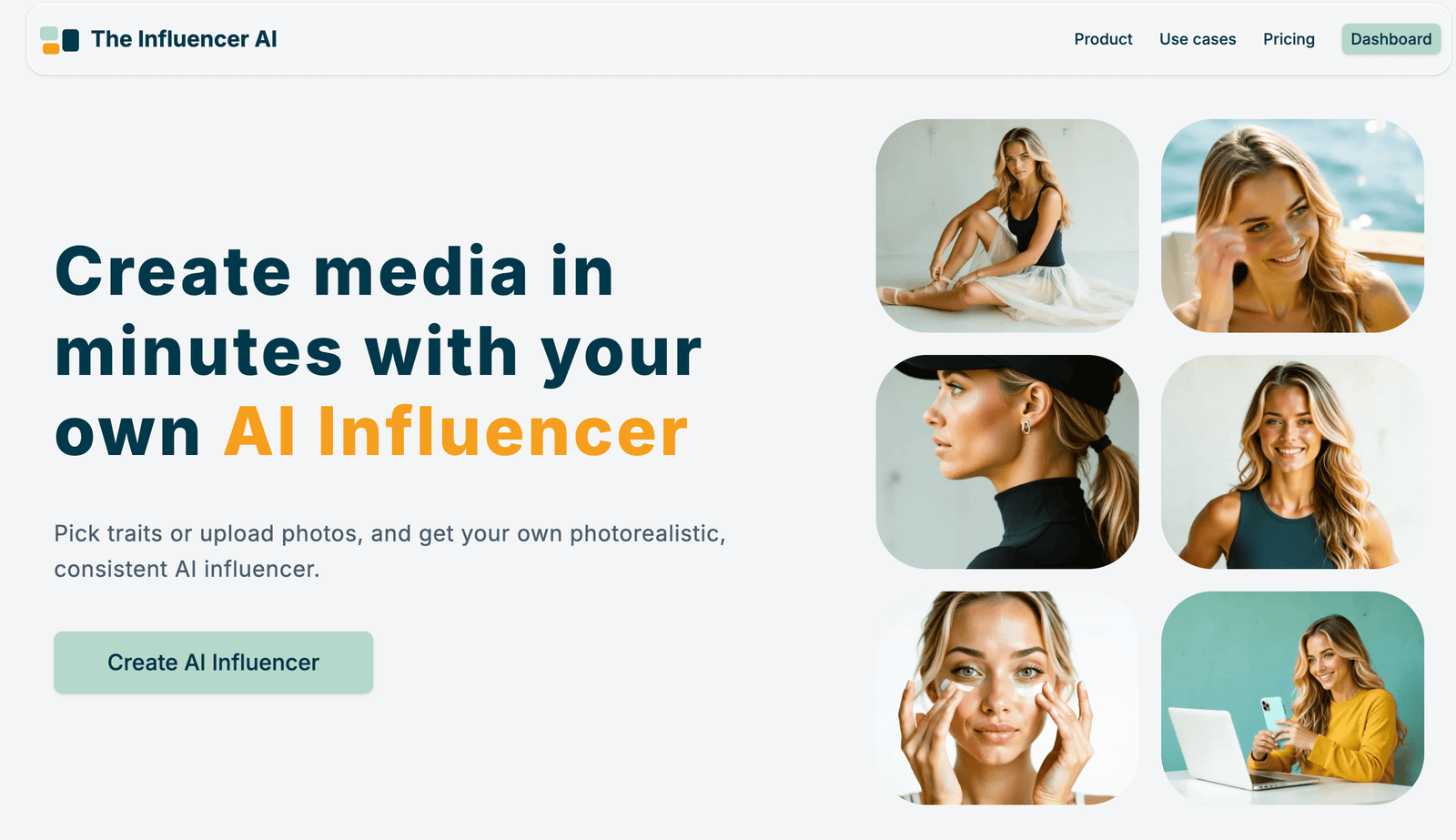واجهة The Influencer AI