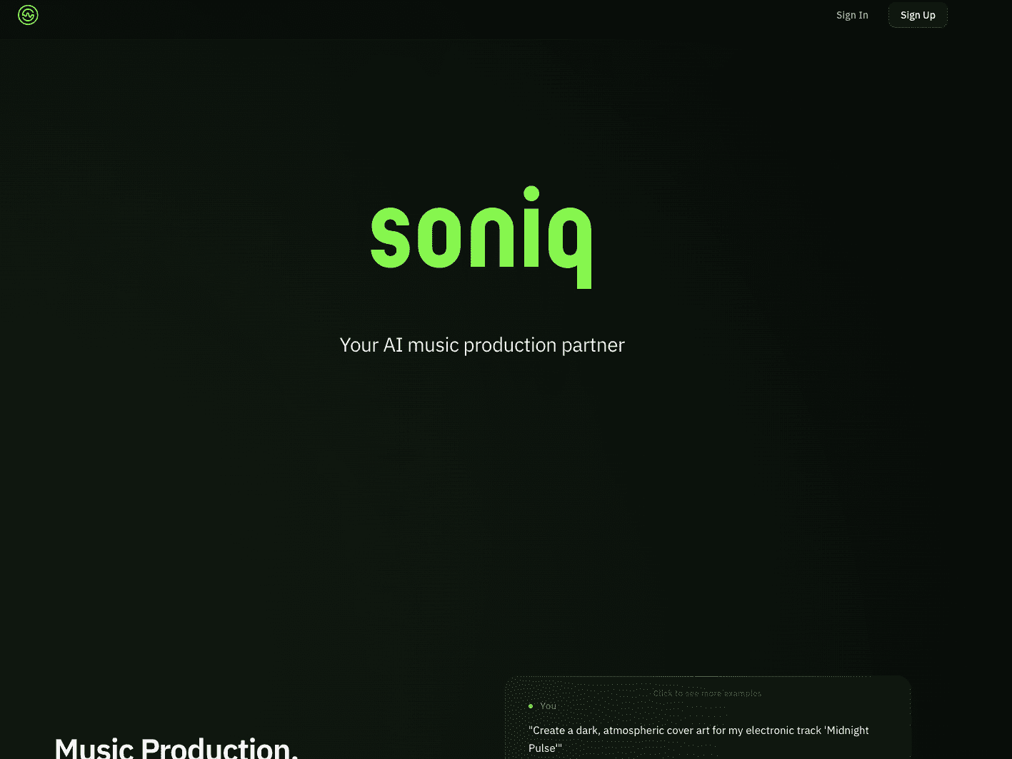 واجهة Soniq