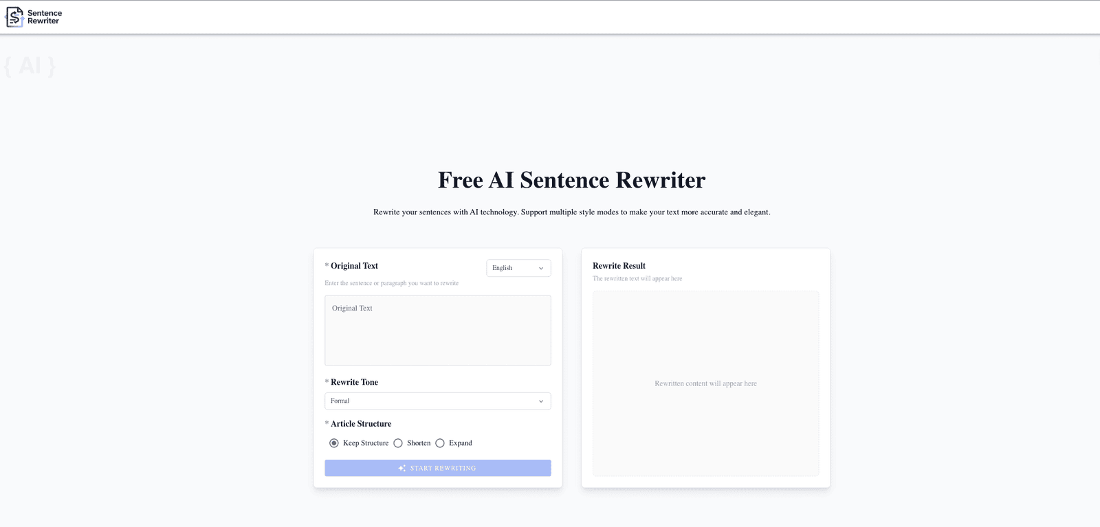 Sentence Rewriter