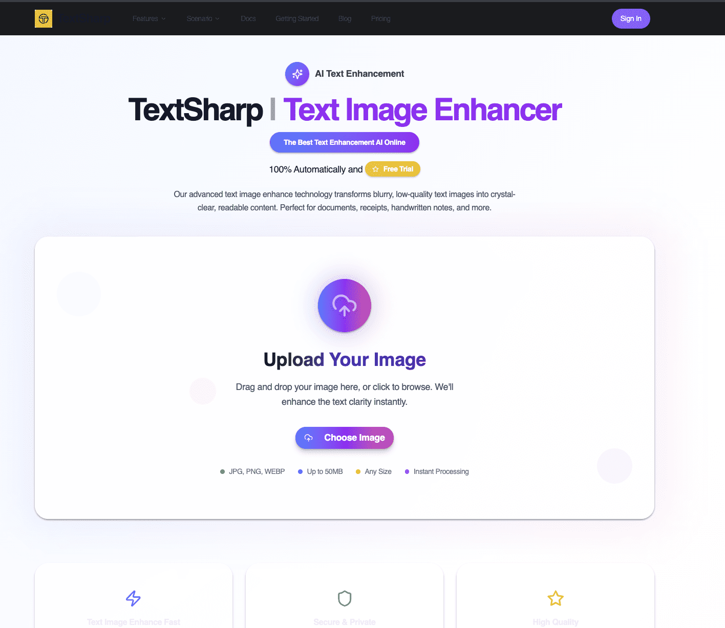 TextSharp | مُحسّن صورة النص