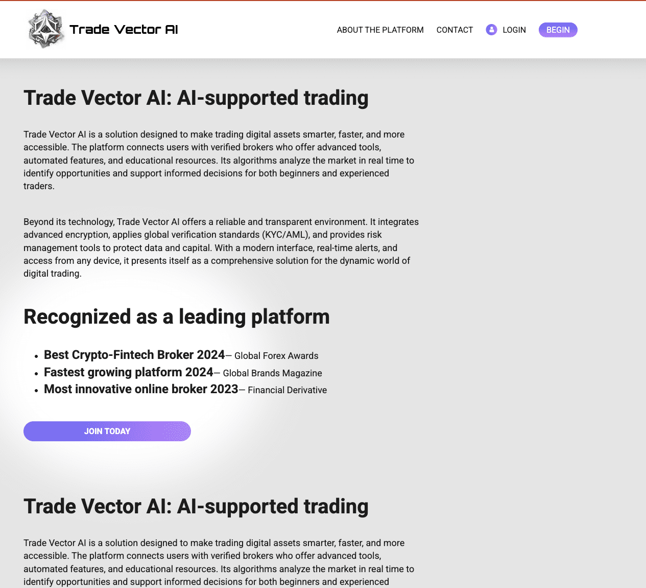 Trade Vector AI