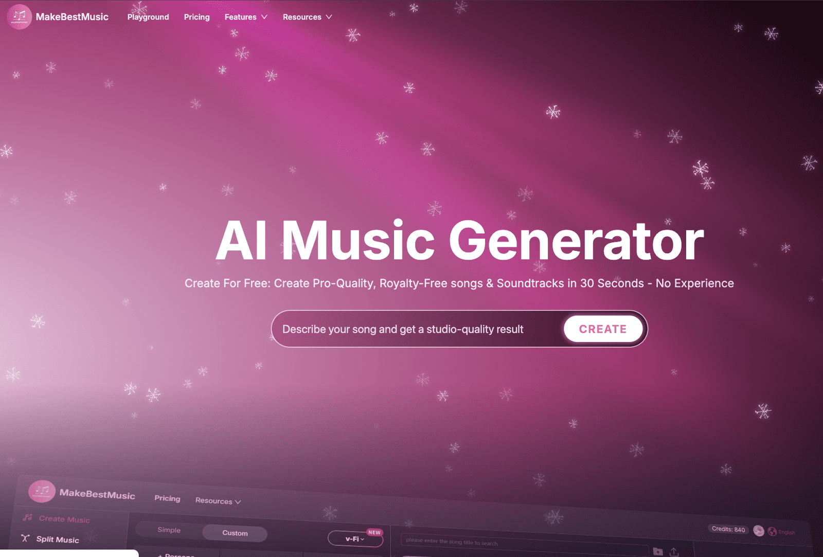 واجهة makebestmusic