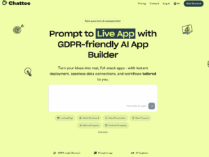 Chattee – AI App Builder