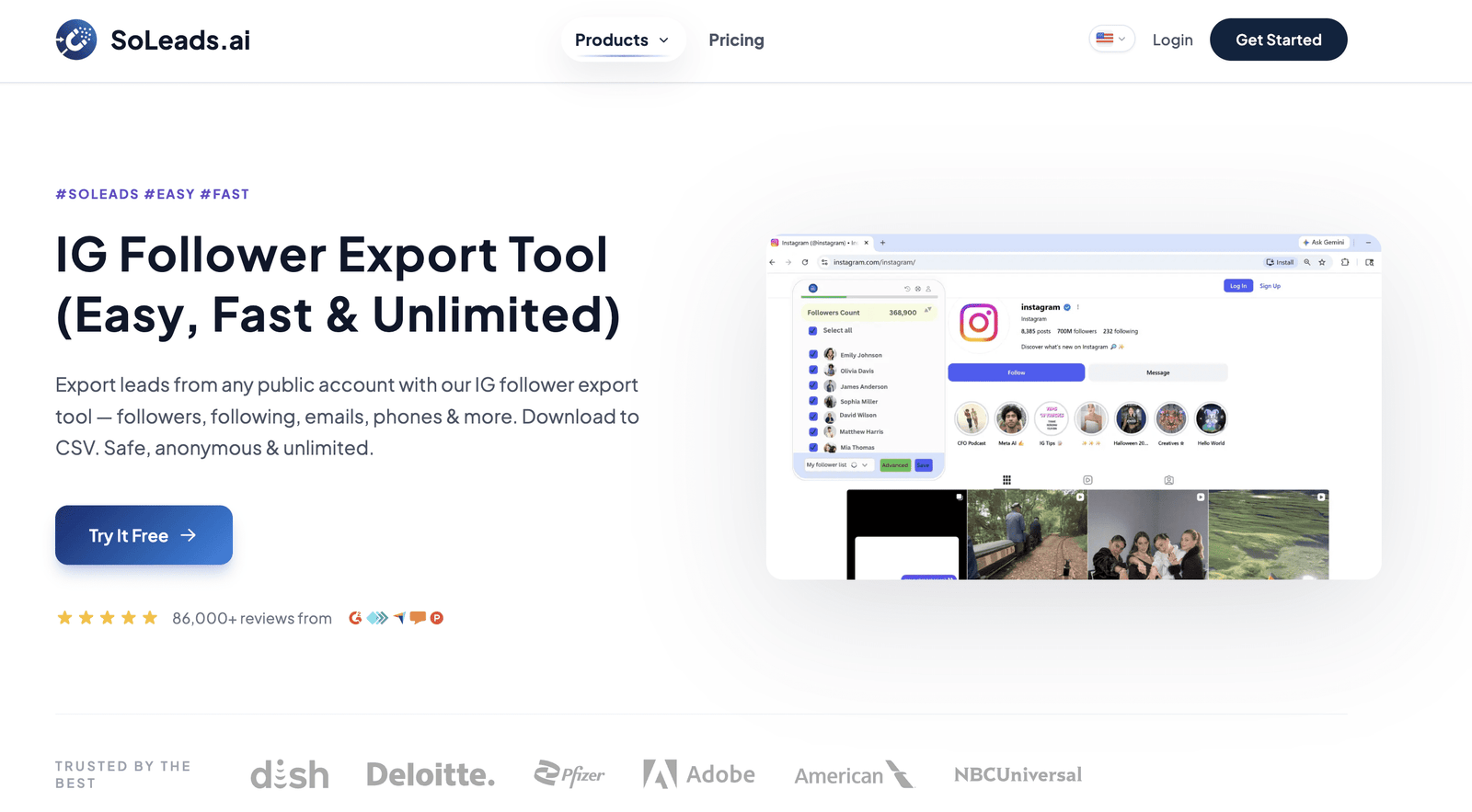 IG Follower Export Tool