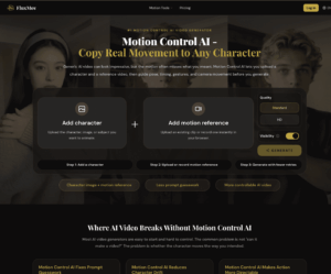 FluxMov – Motion Control AI Video Generator