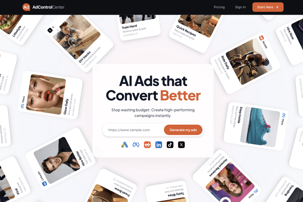 Ad Control Center