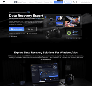 Wondershare Recoverit AI Data Recovery