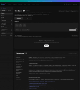 Seedance 2.0 و 2.5 API بواسطة Kinovi