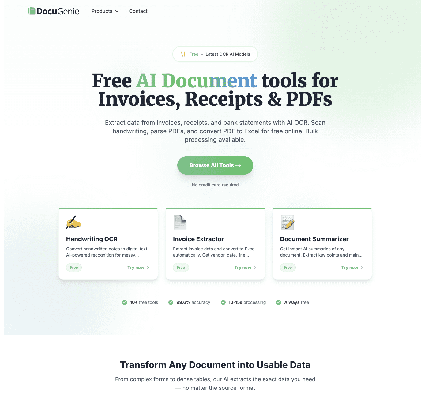 واجهة Docugenie