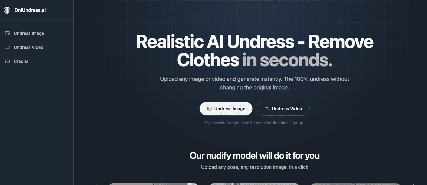 OniUndress.ai: AI Undress for Photo and Video