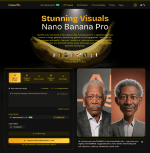 NanoPic – Nano Banana AI Image Generator