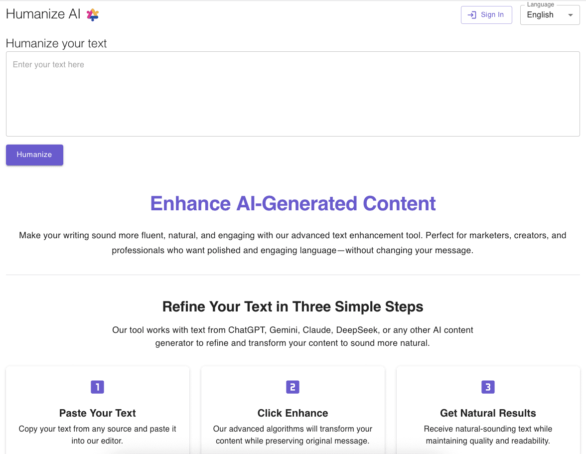 Humanize AI