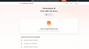 Tenorshare AI Chat PDF Tool