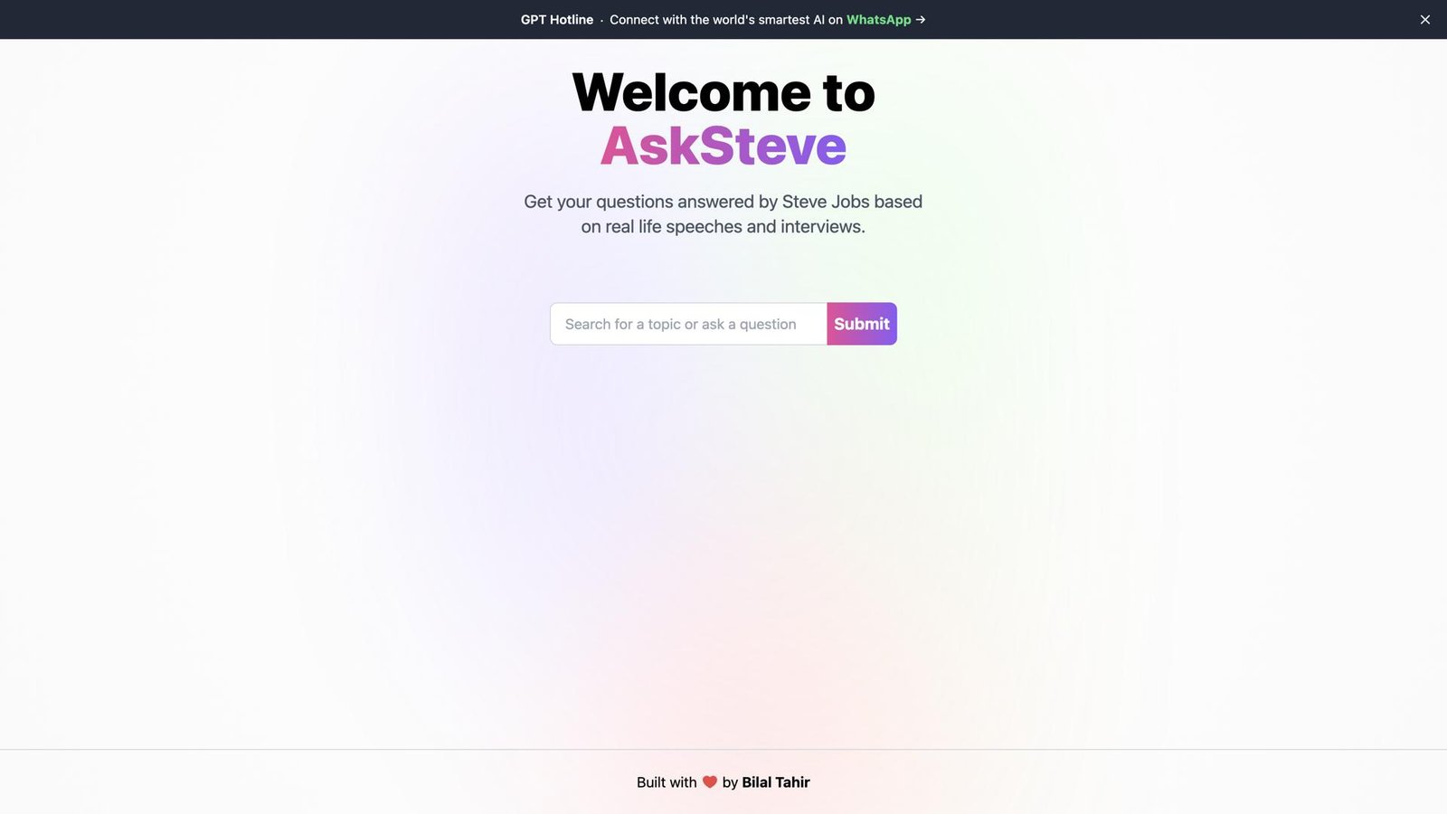 Ask Steve