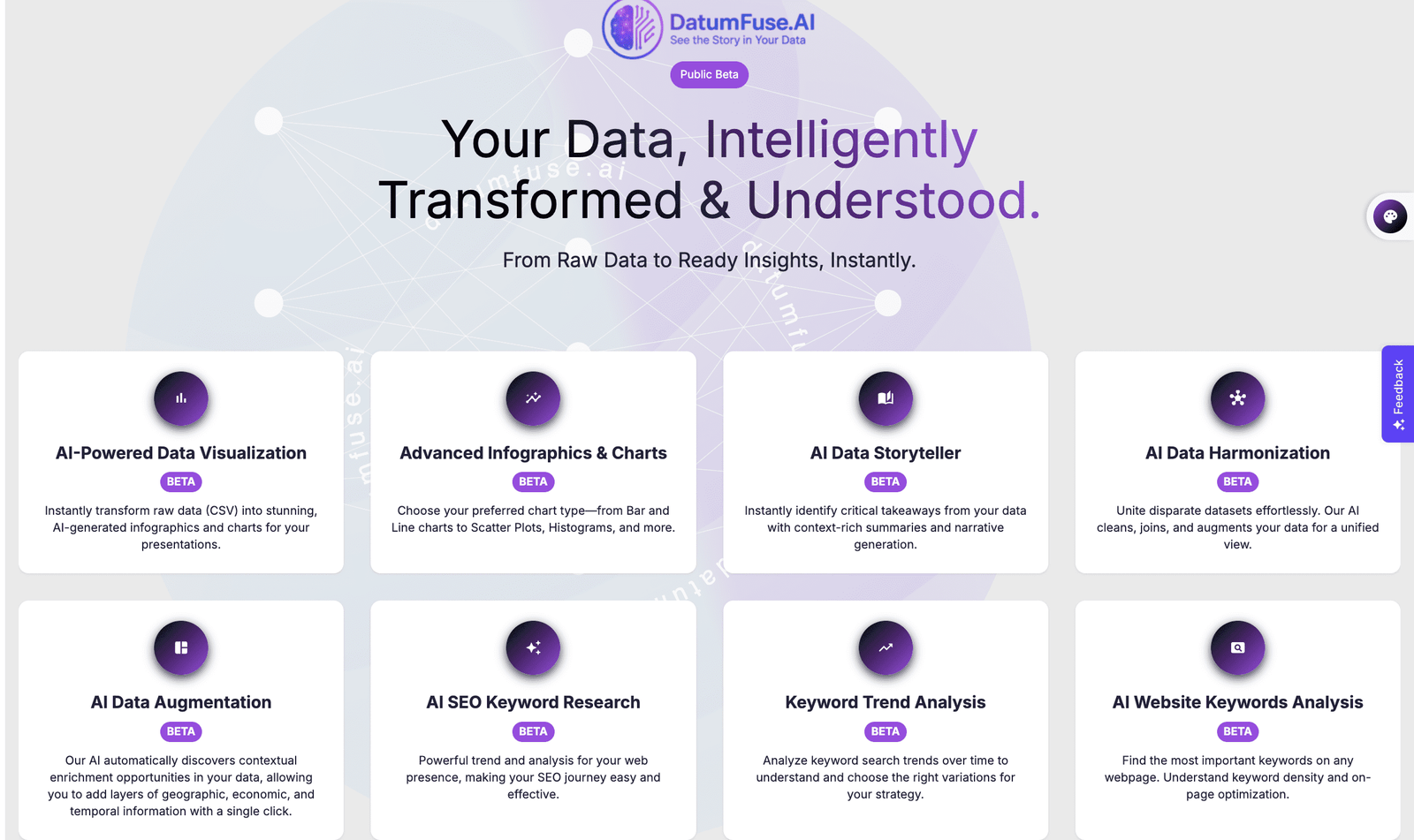 واجهة DatumFuse.AI