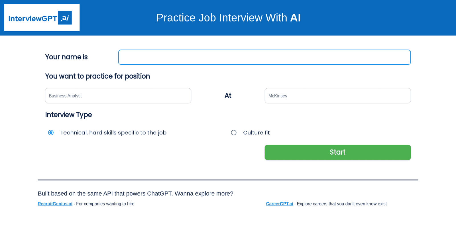 InterviewGPT