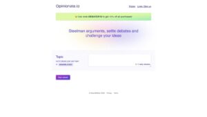 Opinionate
