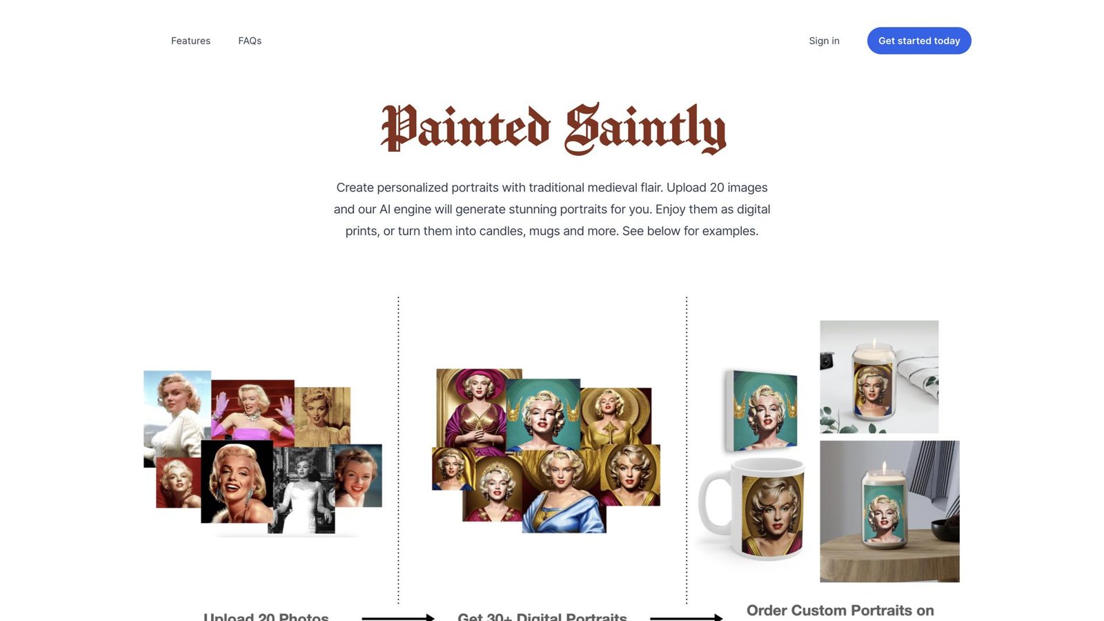 Painted Saintly